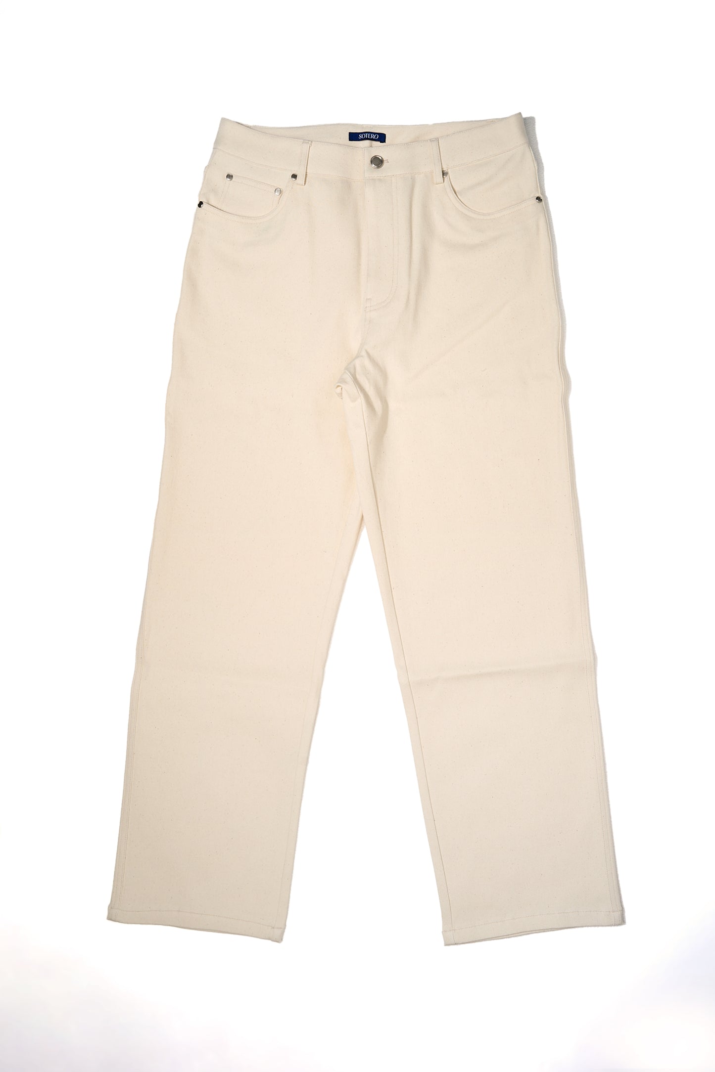 Straight-leg Denim Pants