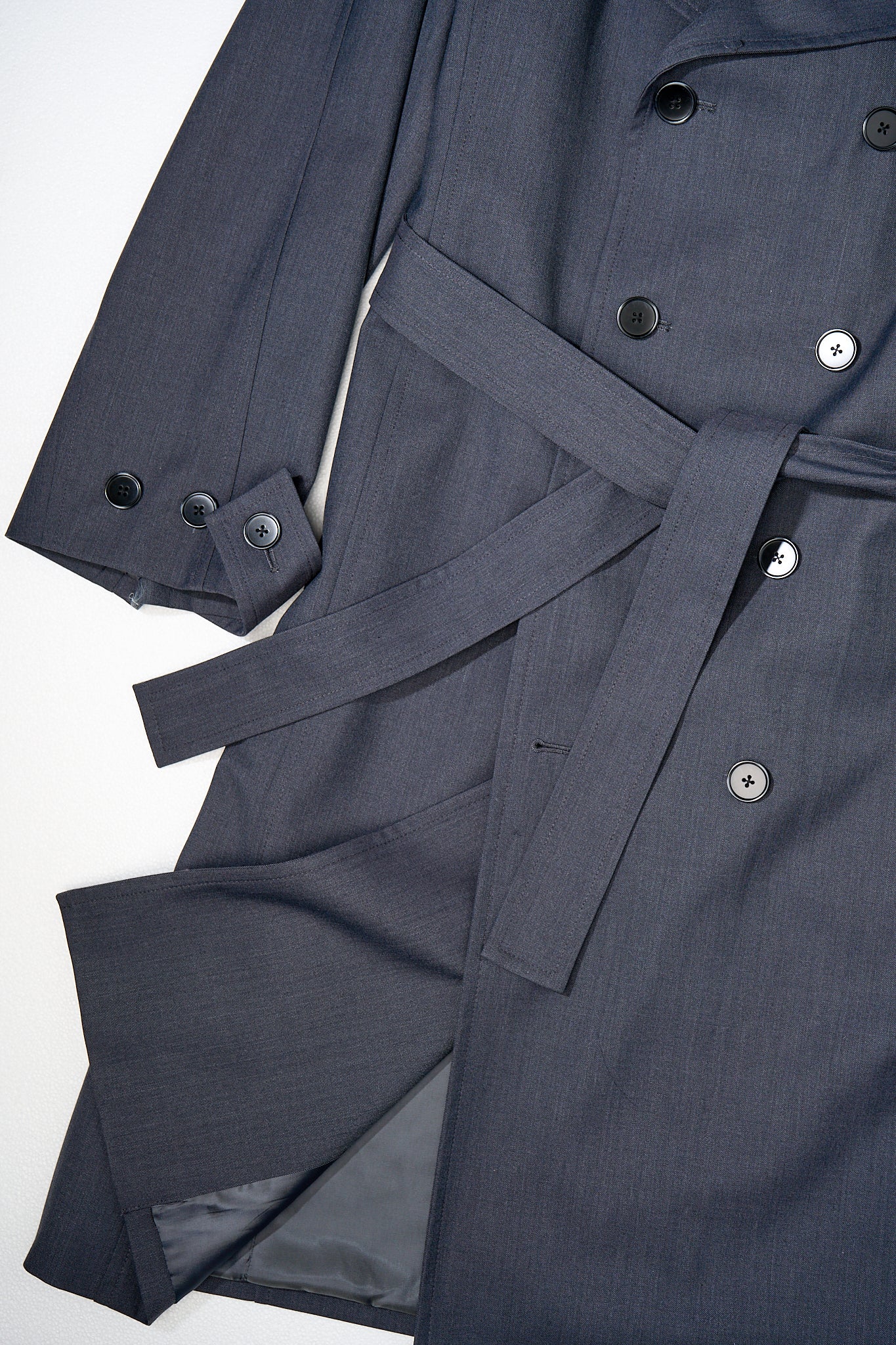 Double-breasted Wool Trench
