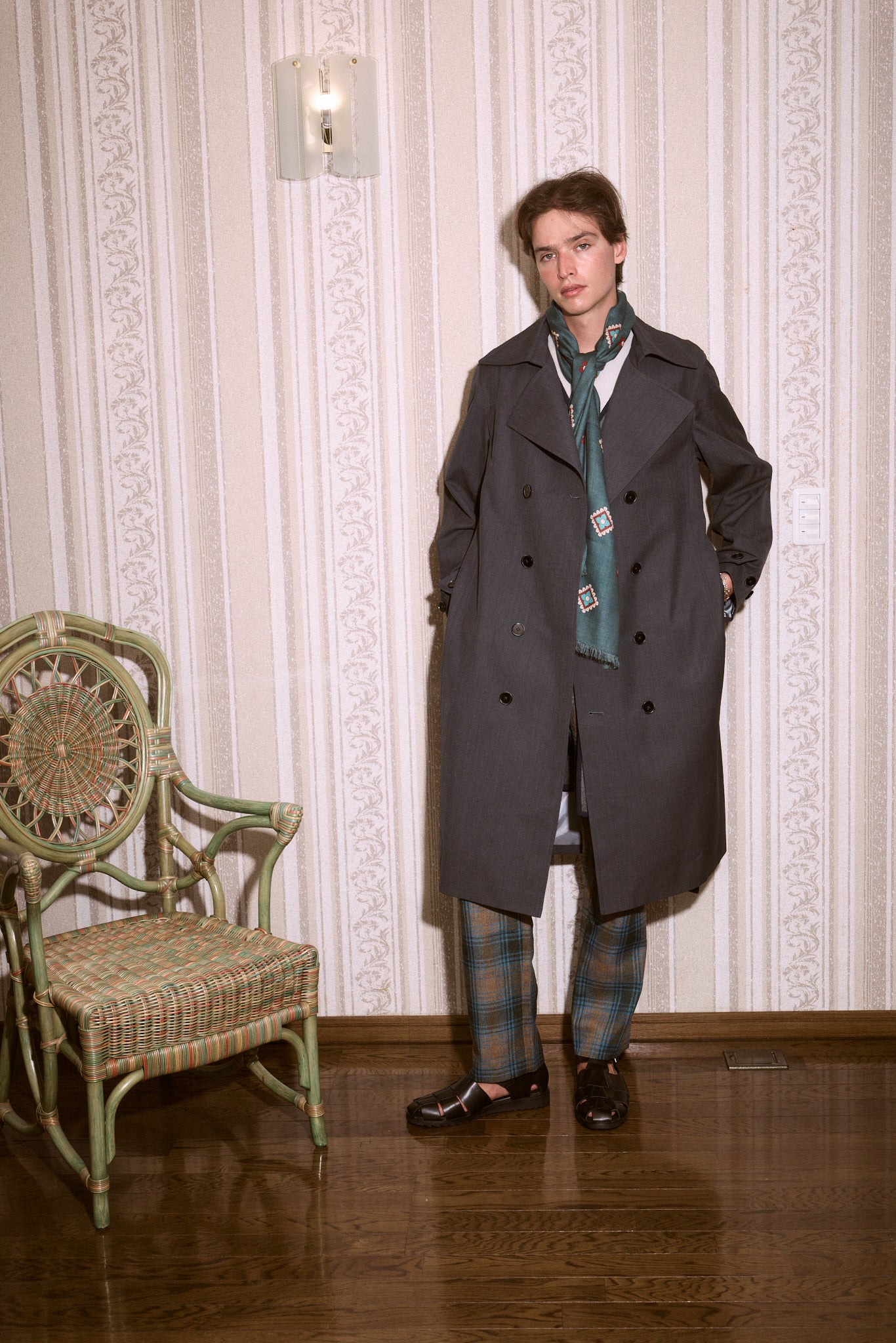 Double-breasted Wool Trench