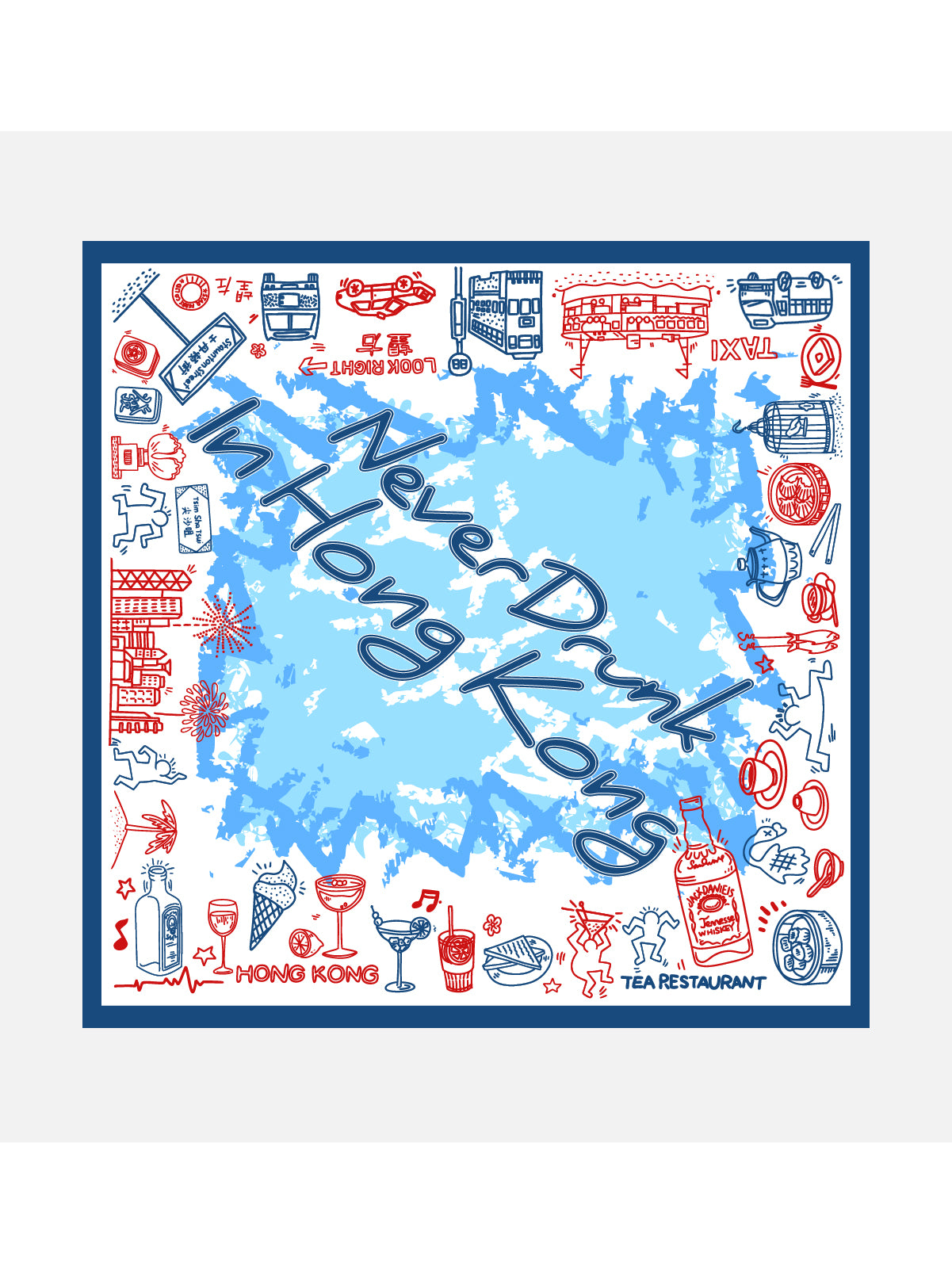 Cotton Print Bandana Scarf