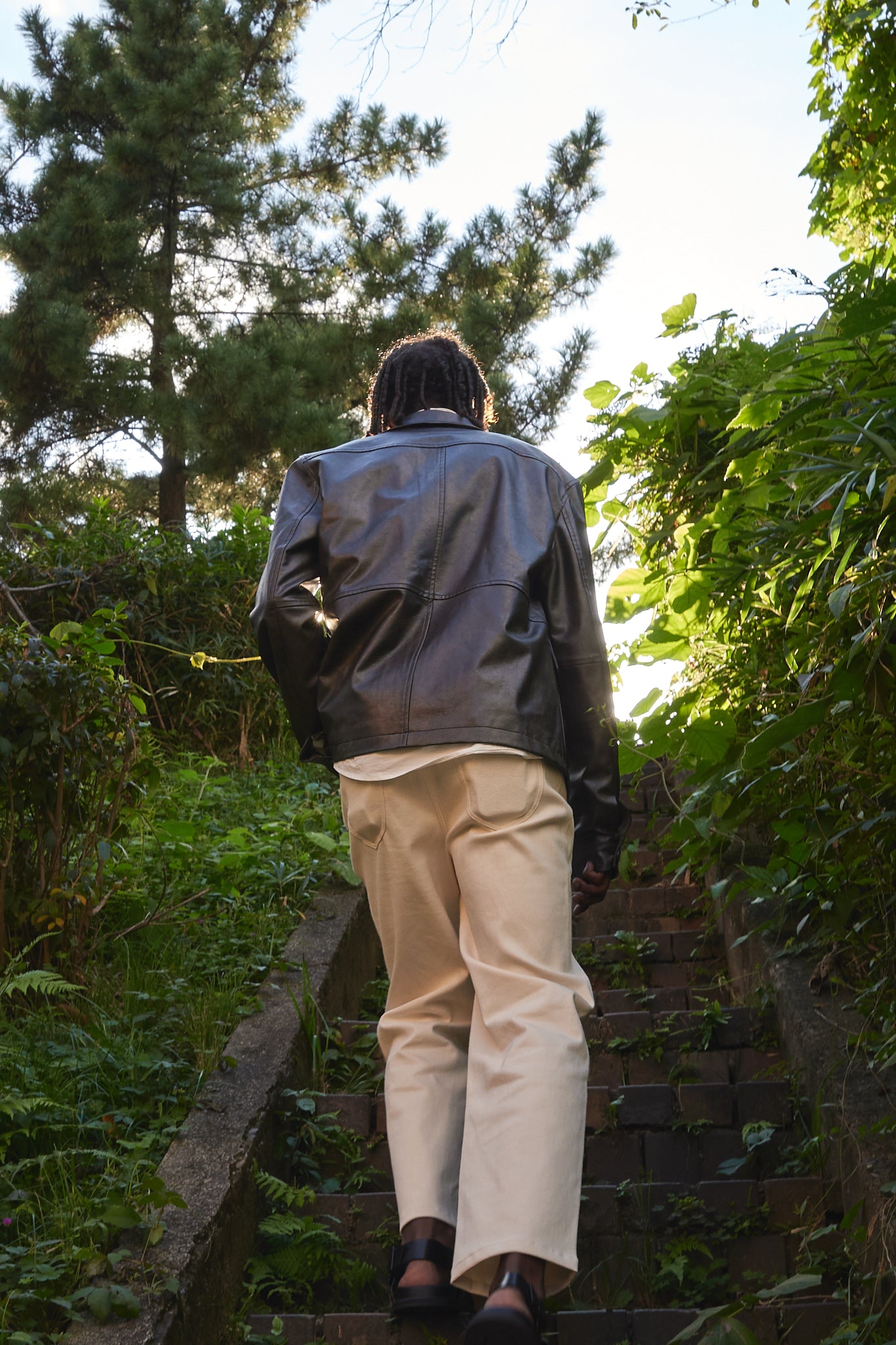 Straight-leg Denim Pants